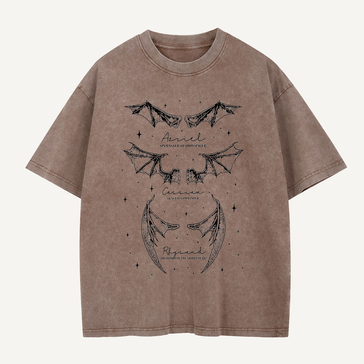 Three Wings, Three Legends Washed T-Shirt