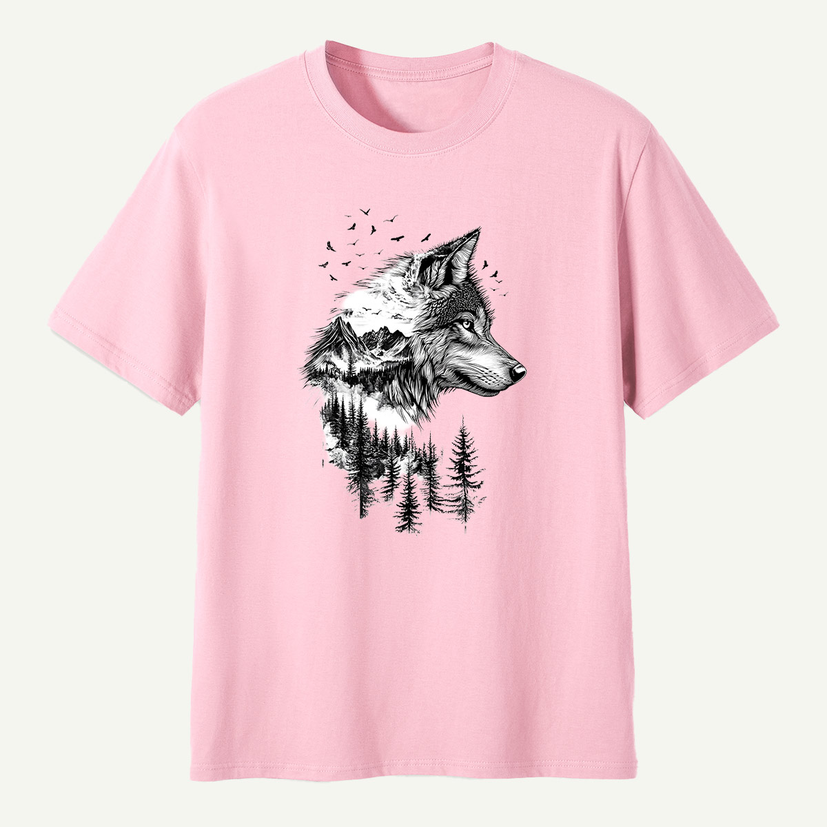 Fox Forest Ink Portrait T-Shirt