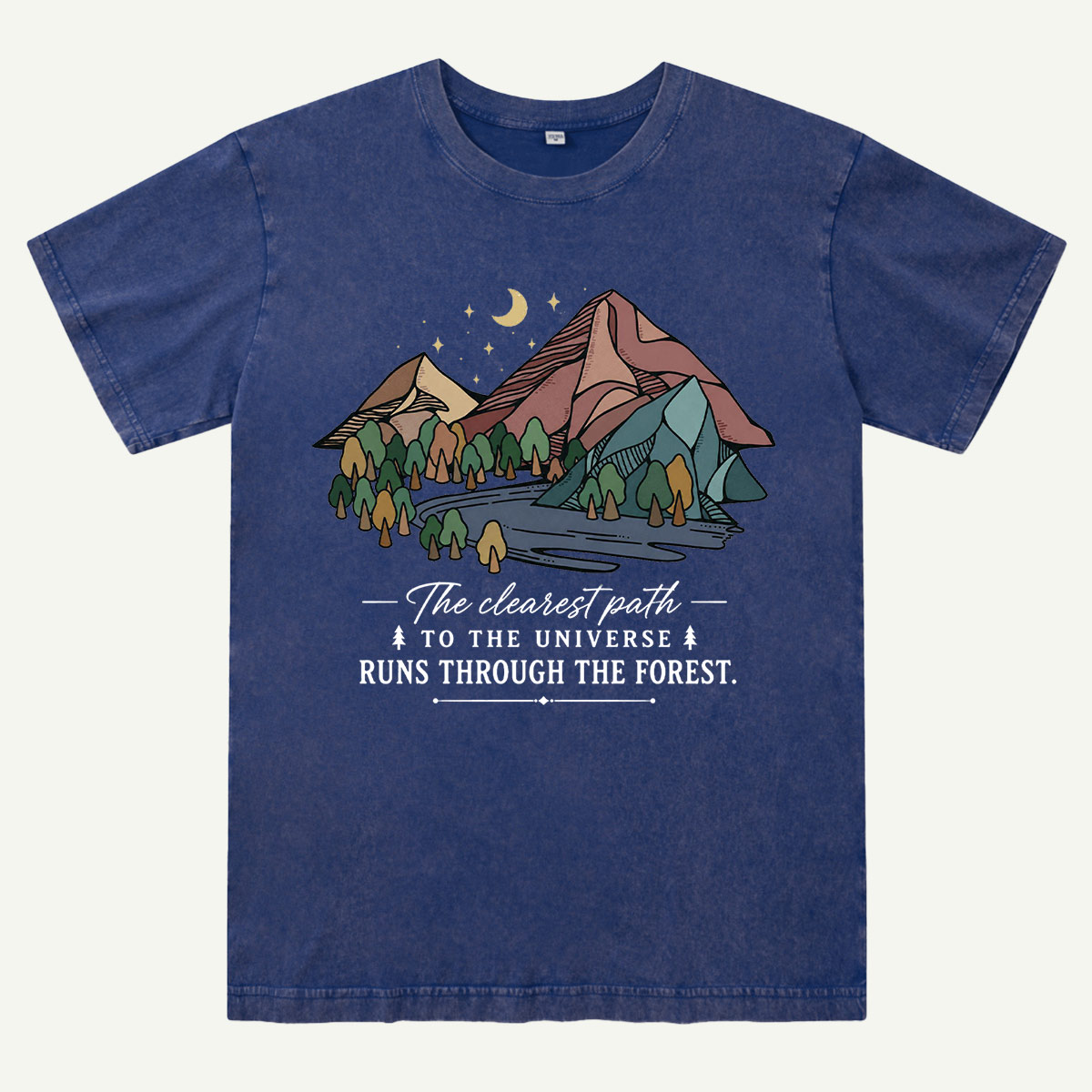 Mountain Forest Adventure Washed T-Shirt