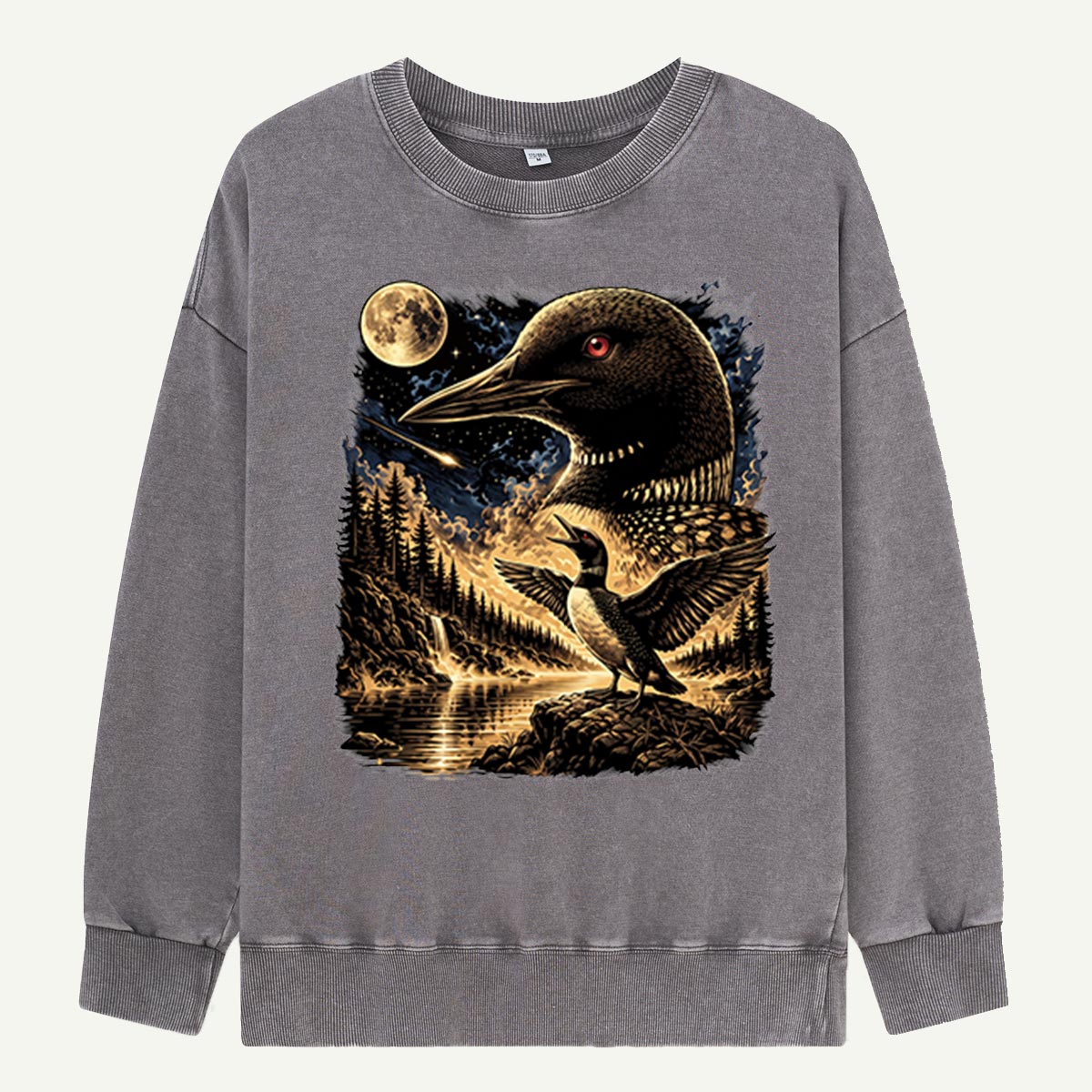 Moonlight Loon Call Washed Sweatshirts