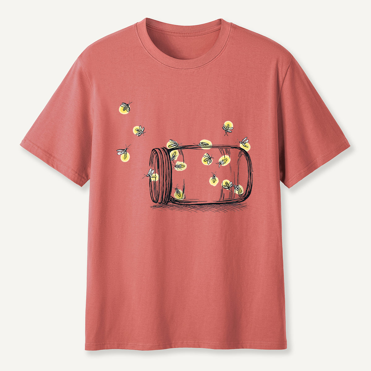 Summer Fireflies in a Jar T-Shirt