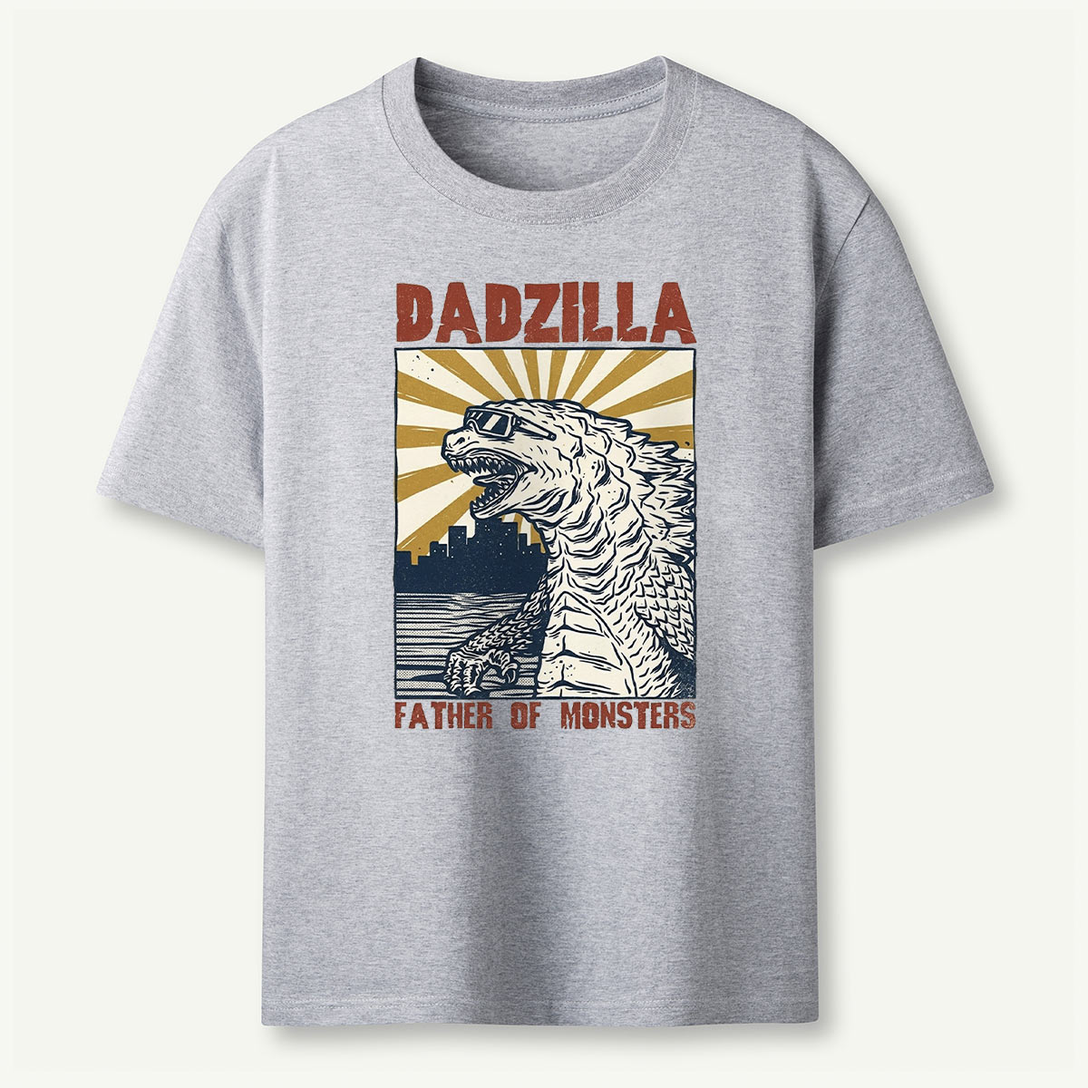 Monster Dad Retro Sunset T-Shirt