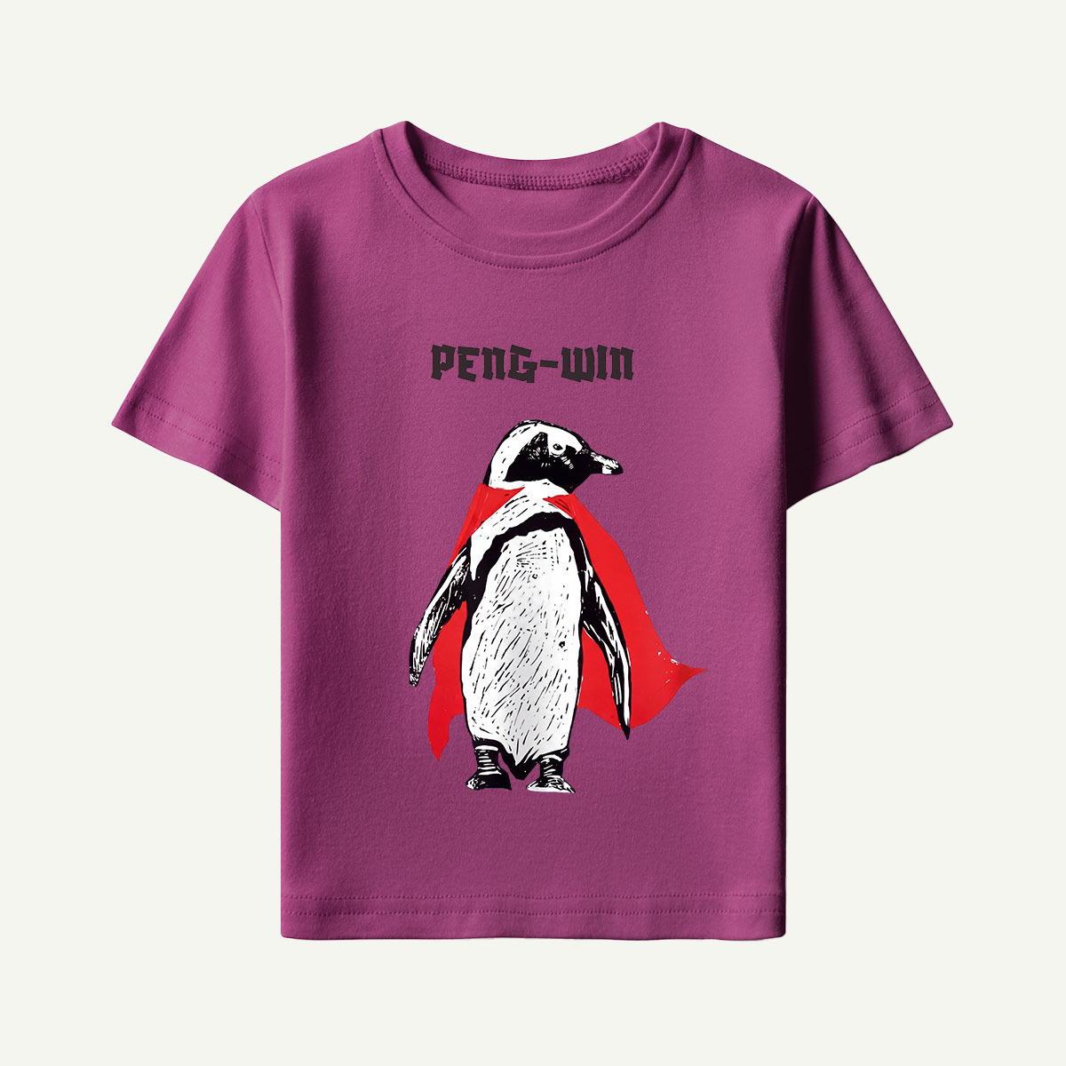 Superhero Peng-win Kids T-Shirt