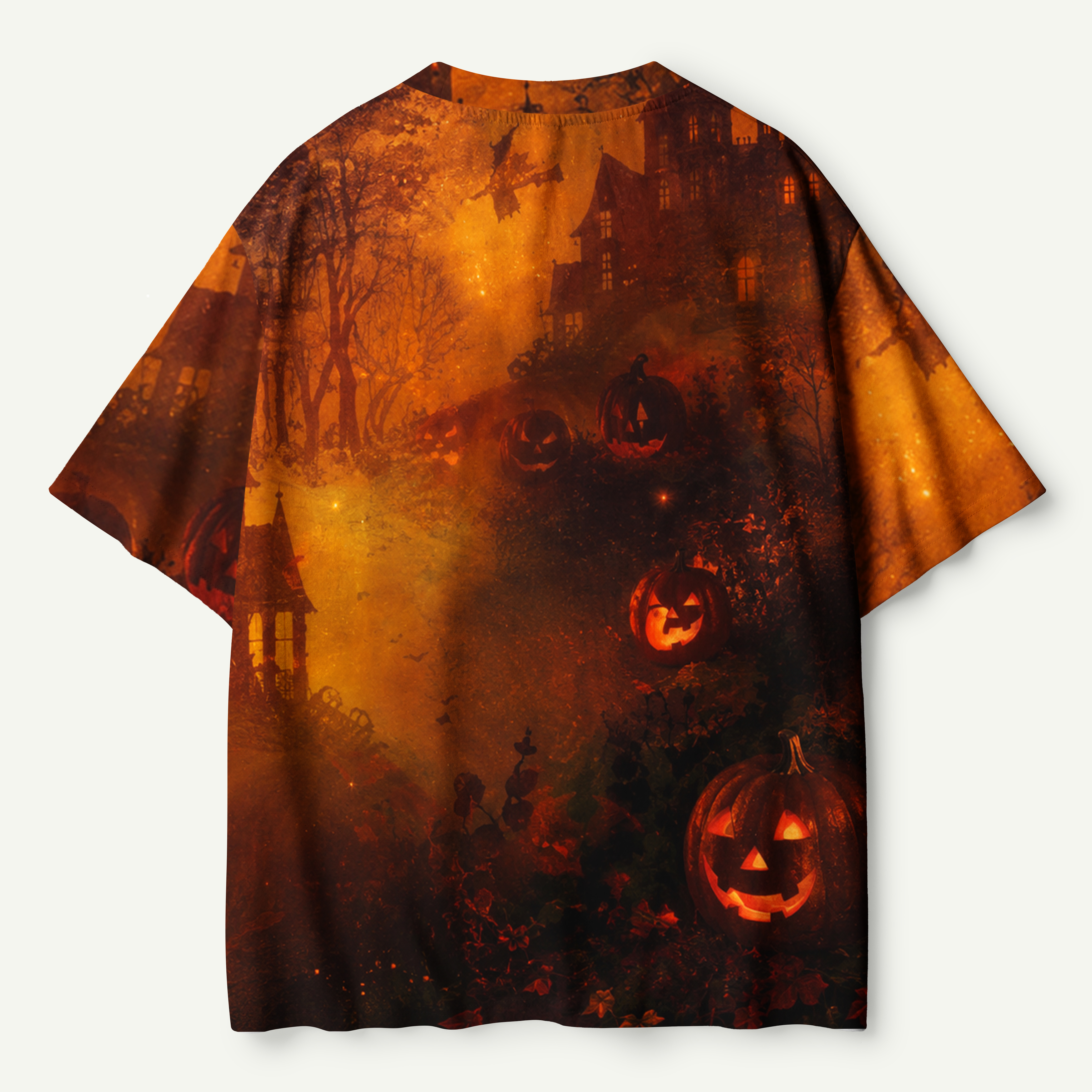 Jack O Lantern Moonlit Night Premium Pure Cotton Tee