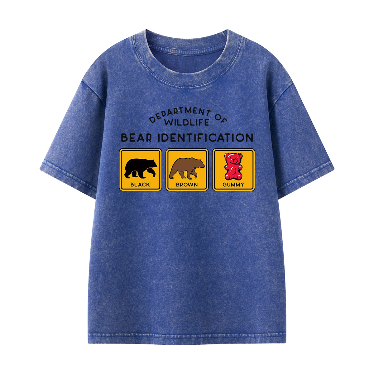 Bear Tee Cotton Classic Kids Washed T-Shirt