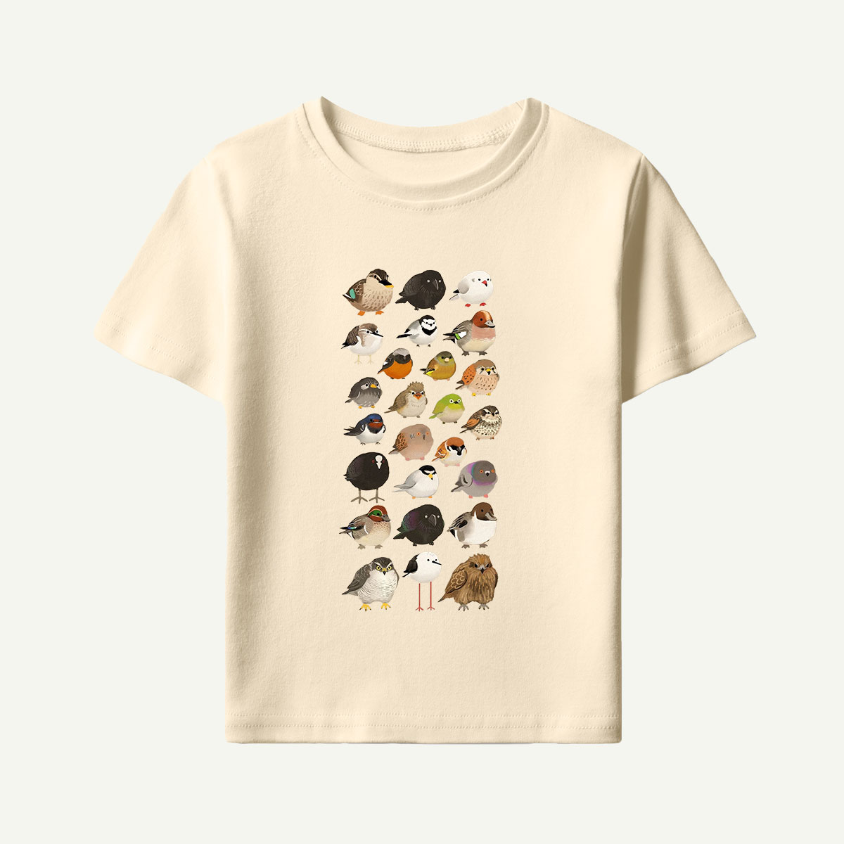 Bird Species Illustration Kids T-Shirt