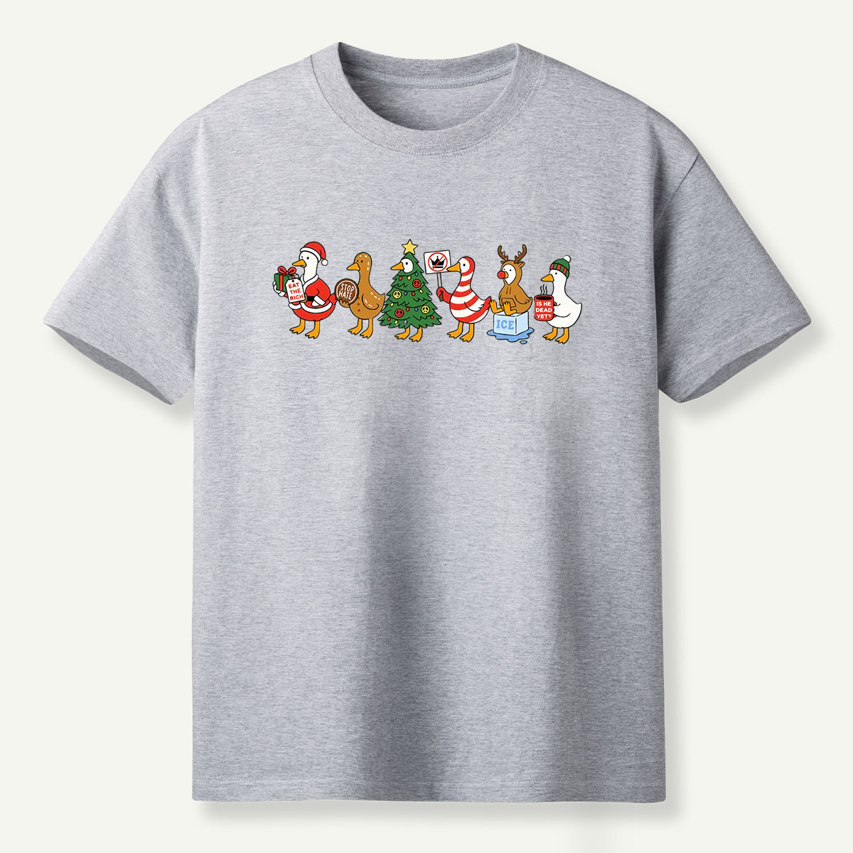 Chaotic Christmas Goose Parade T-Shirt
