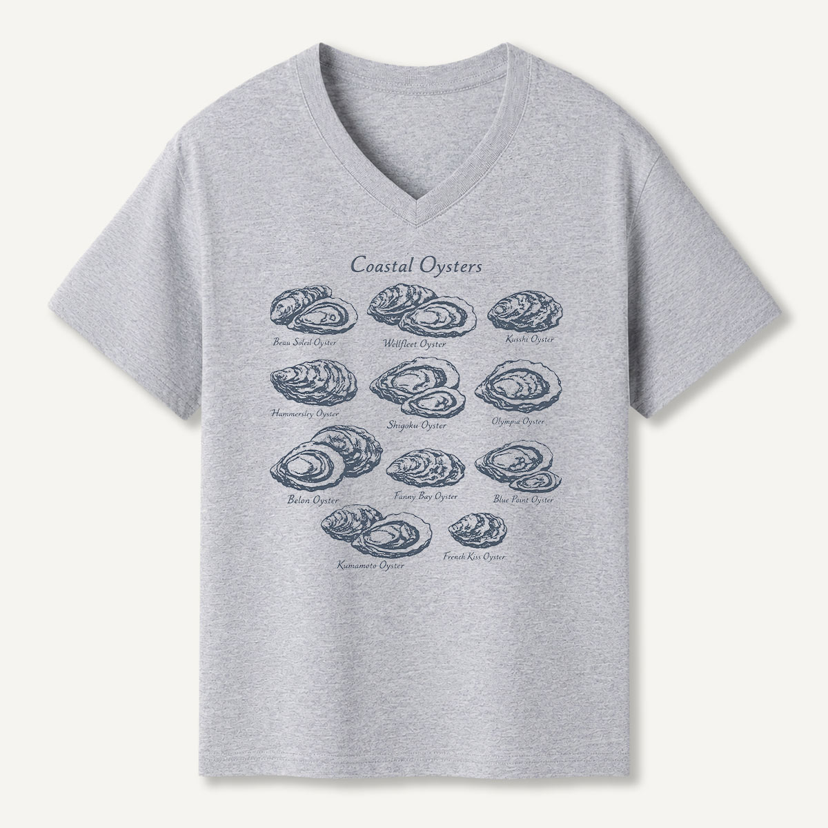 Curved Critters Armadillo Collection V-neck T-Shirt