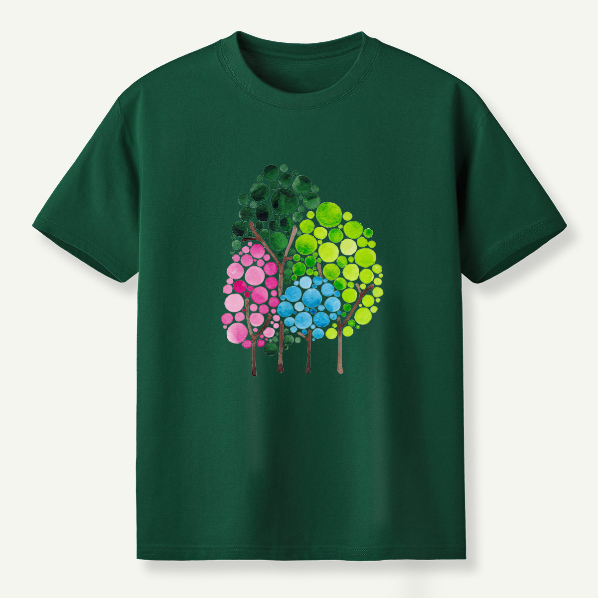 Colorful Bubble Forest T-Shirt