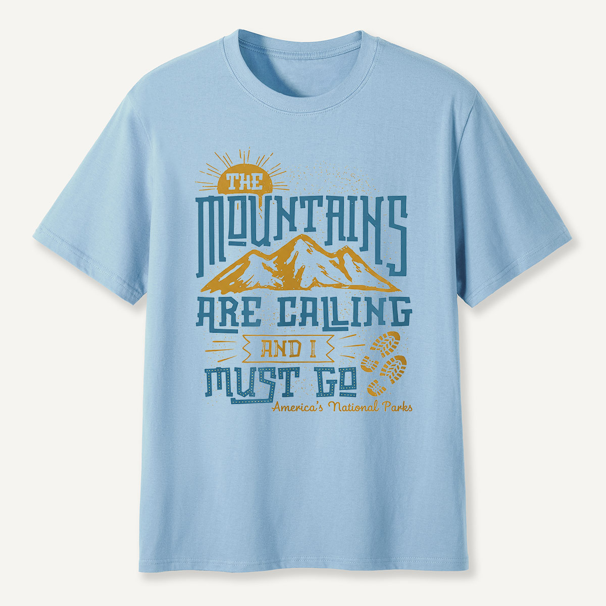 Mountains Are Calling I Must Go Quote  T-Shirt