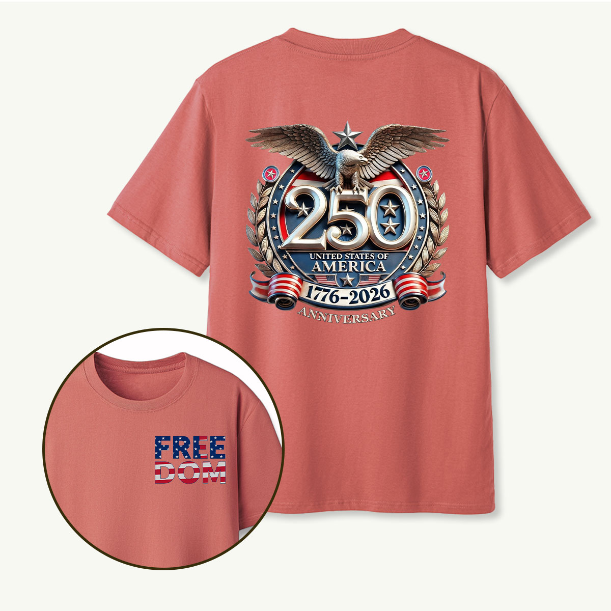 250 United States of America 1776‑2026 Anniversary Eagle T‑Shirt