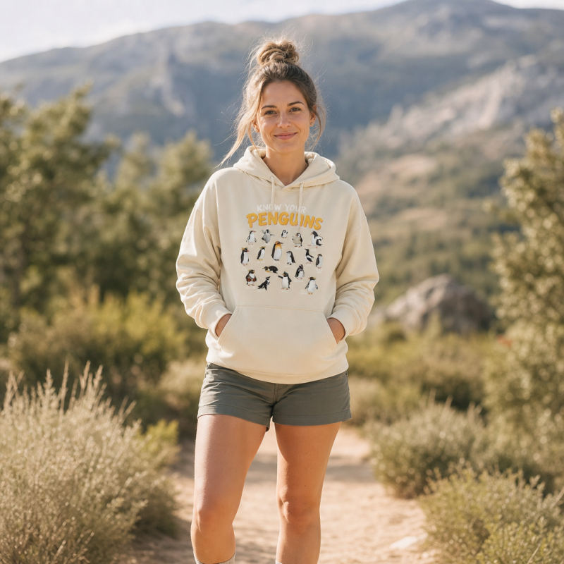 Know Your Penguins Penguin Species Hoodie