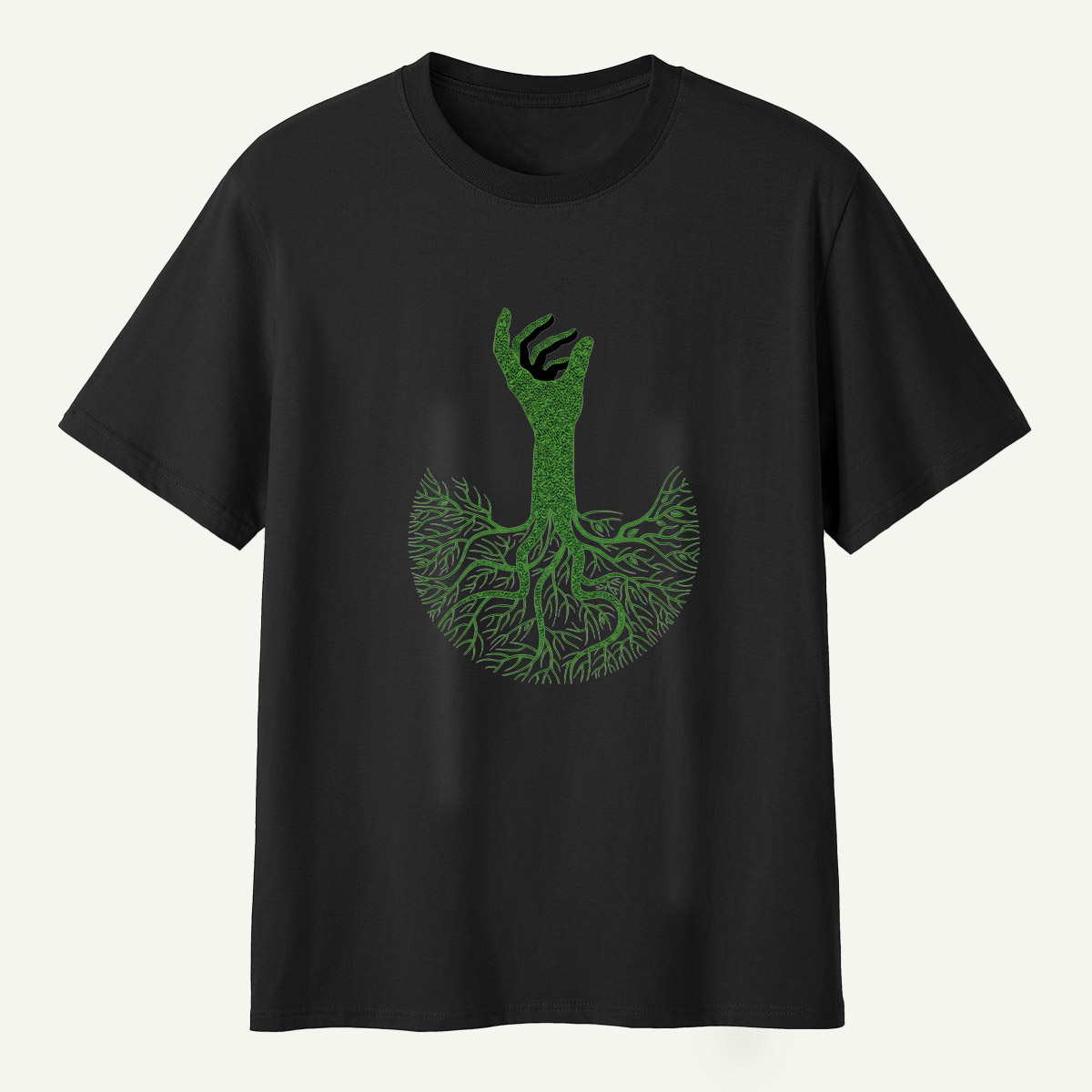 Growing Hand Tree Roots T-Shirt