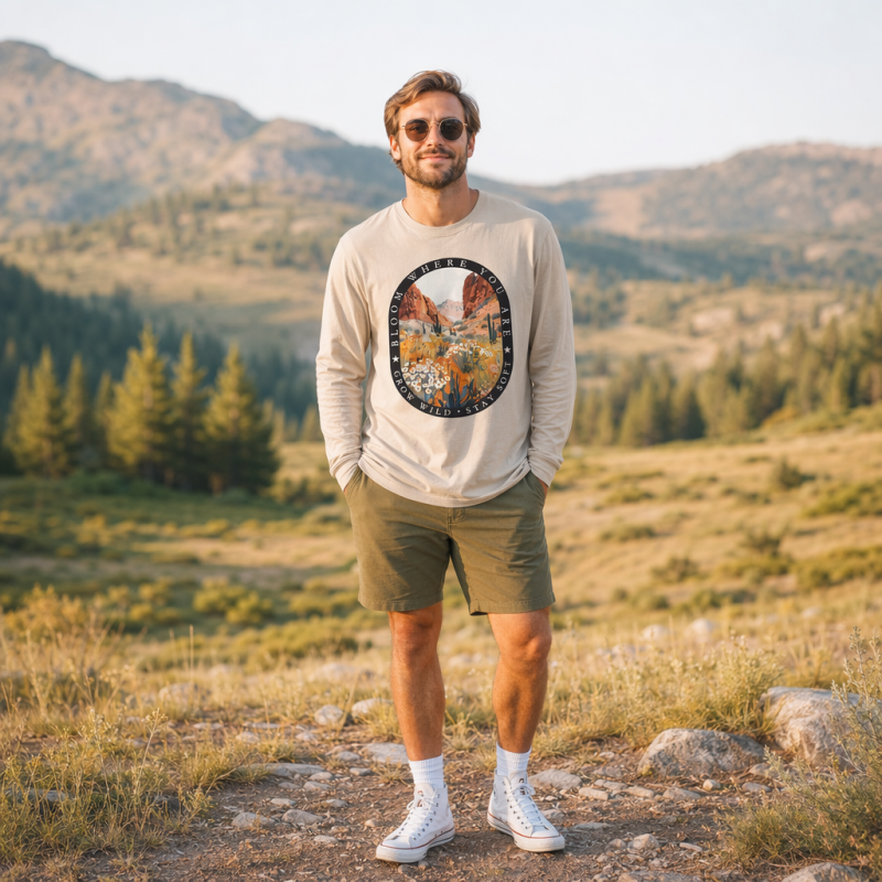 Desert Bloom Long Sleeve T-Shirt