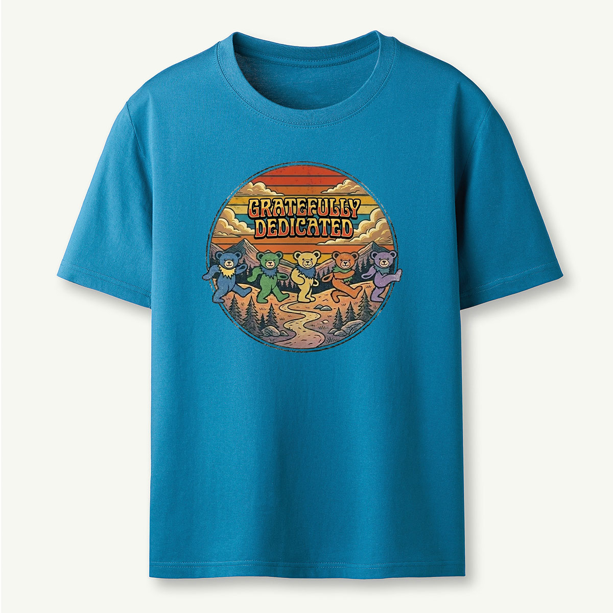 Retro Gratefully Deadicated Dancing Bears T-Shirt