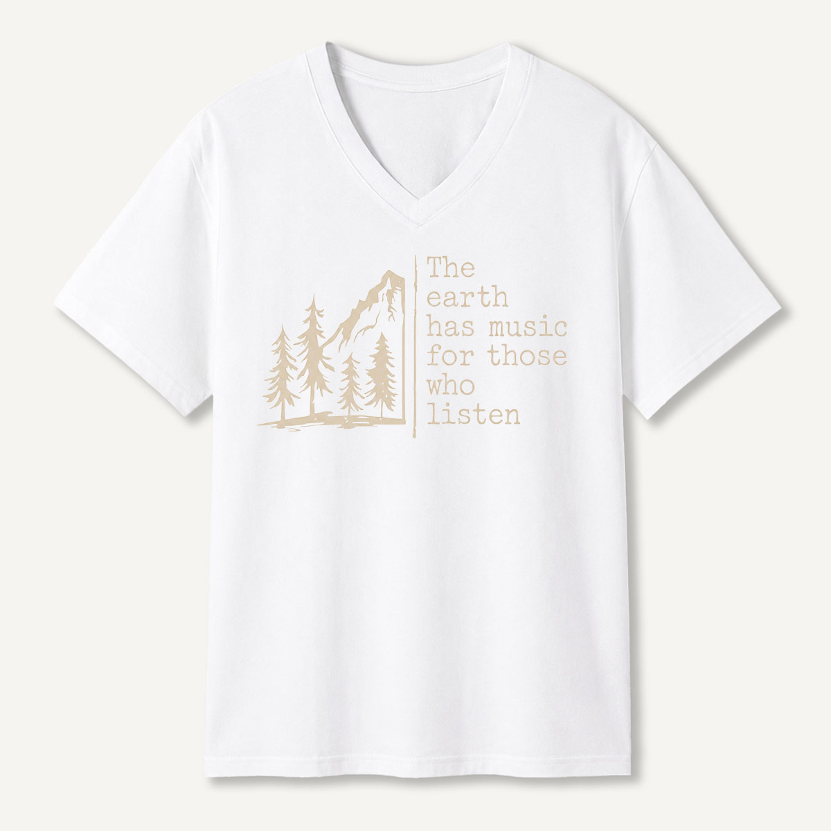 The Earth Has Music V-neck T-Shirt