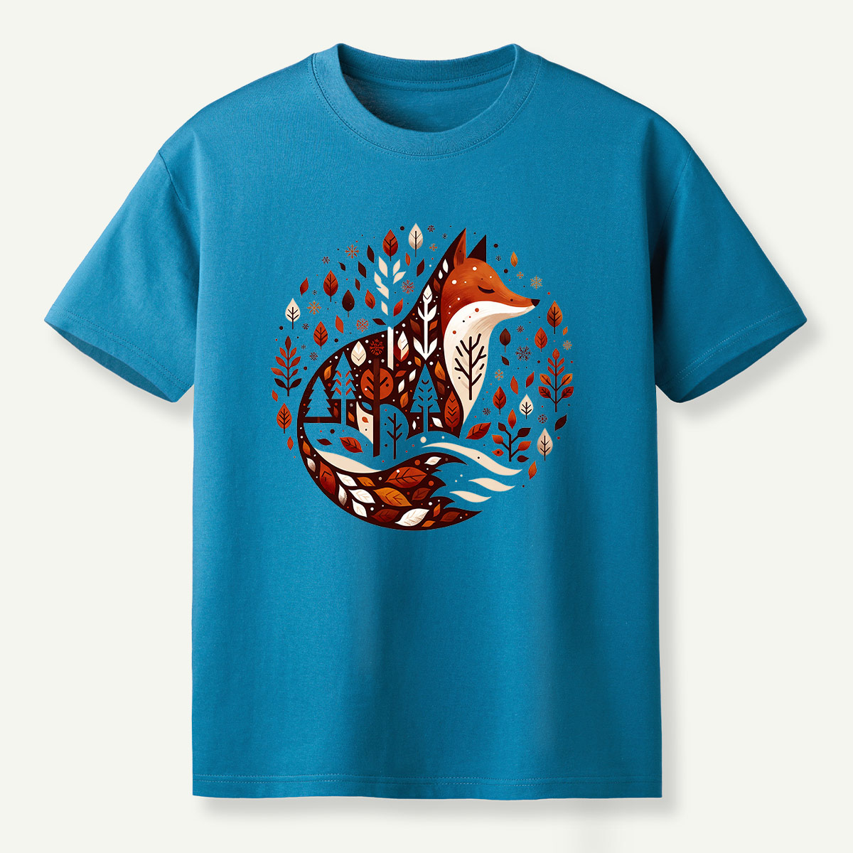 Fox Forest Winter Village T-Shirt