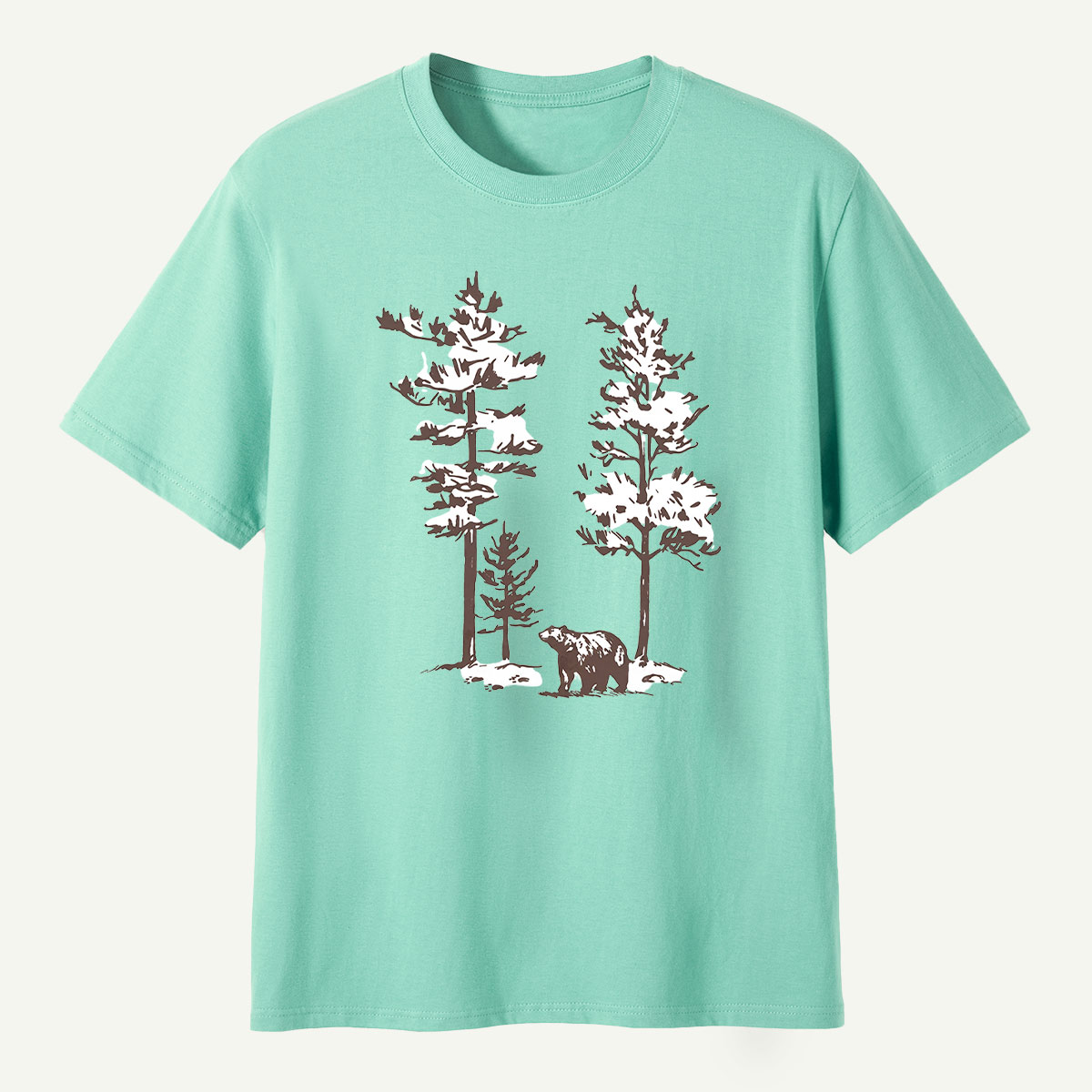 Moose Among The Pine Trees T-Shirt
