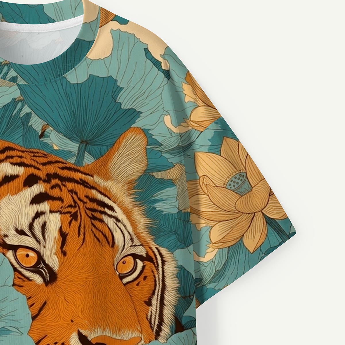 Hidden Tiger Floral Premium Eco Tee