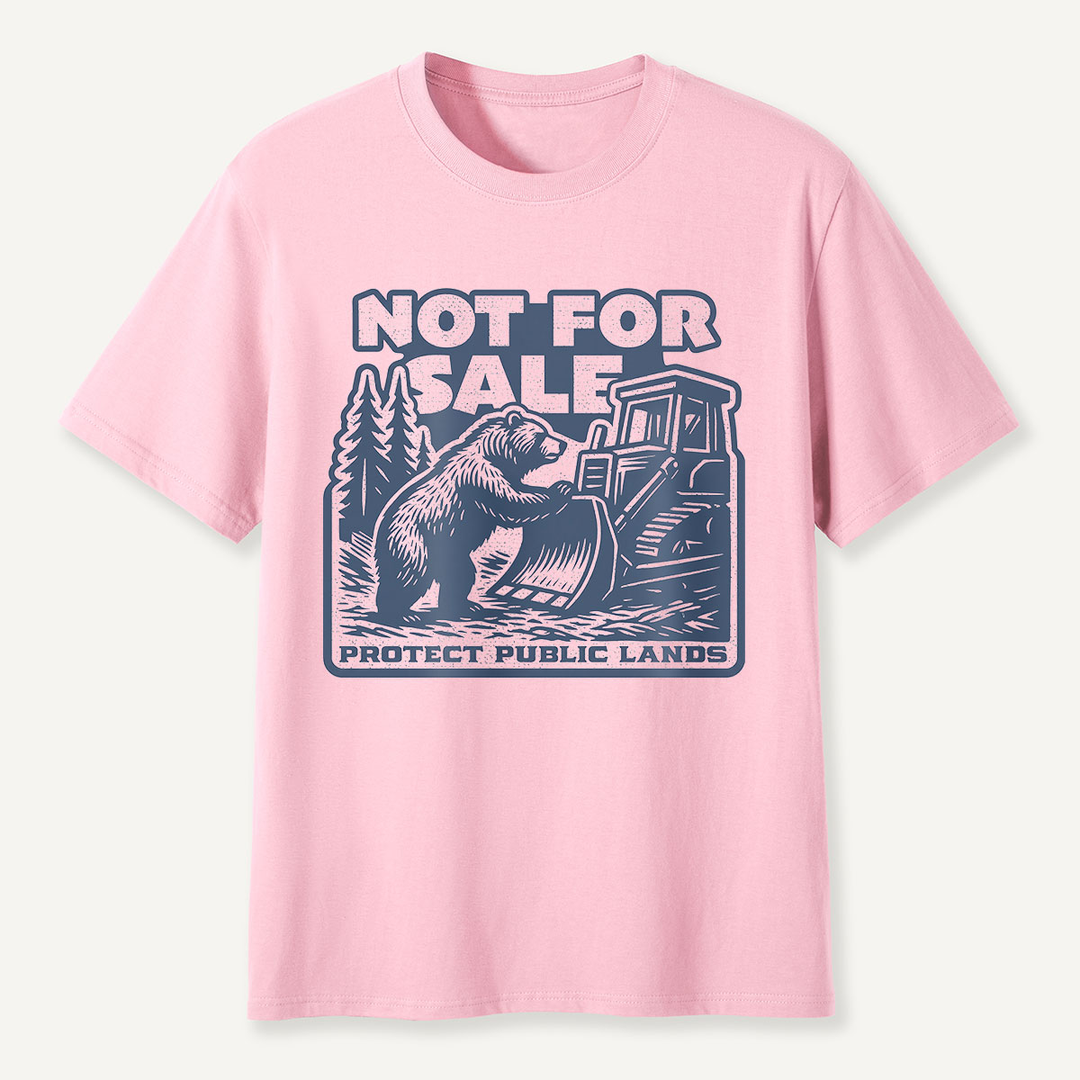 Not for Sale Protect Public Lands Bear Protest T-Shirt