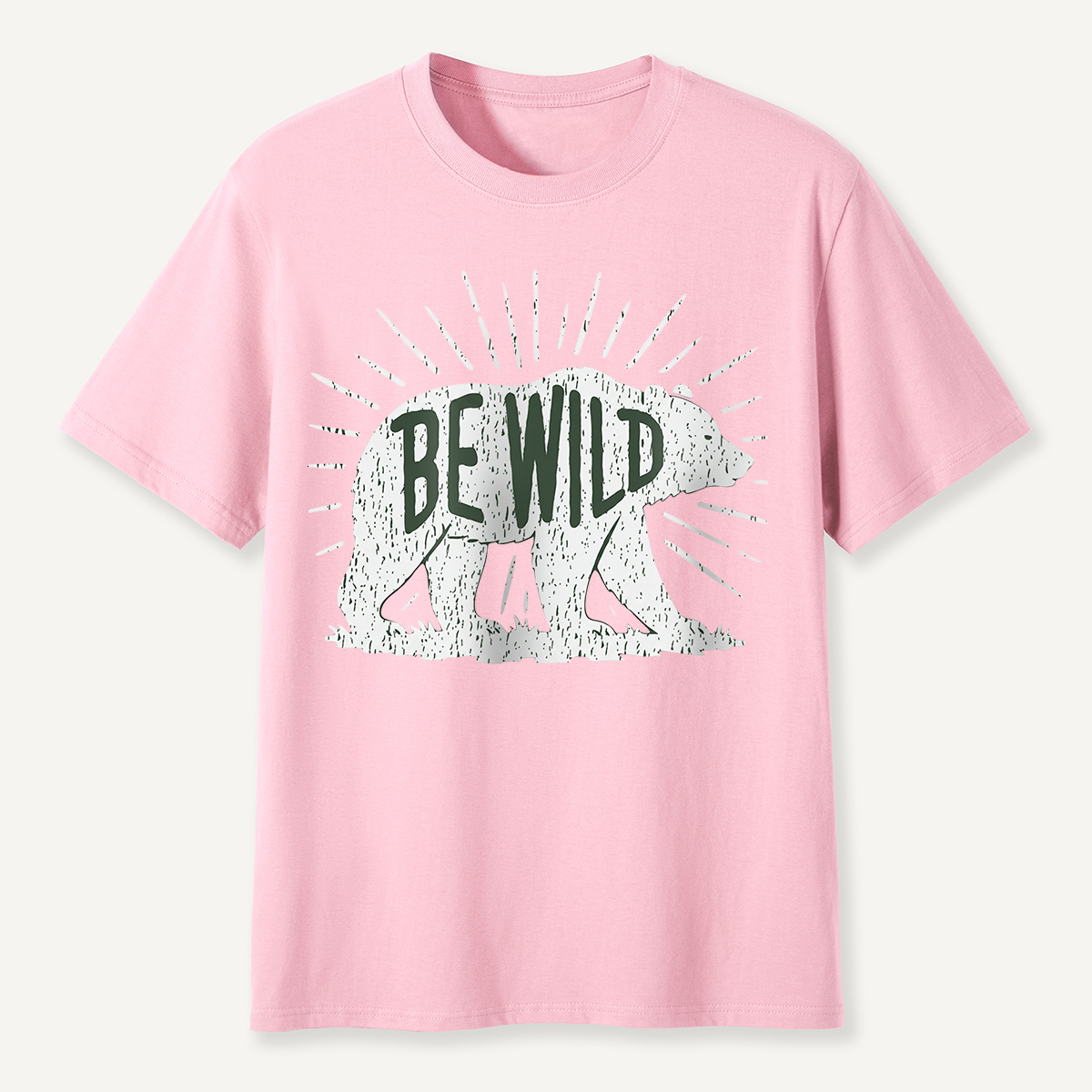 Be Wild Bear Sunburst T-Shirt