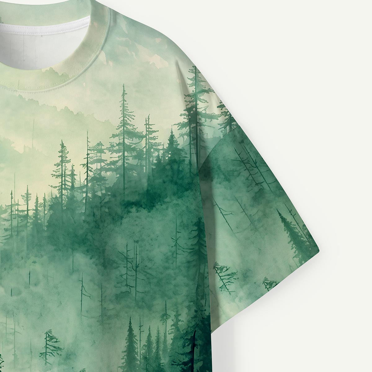 Misty Pine Forest Premium Eco Tee
