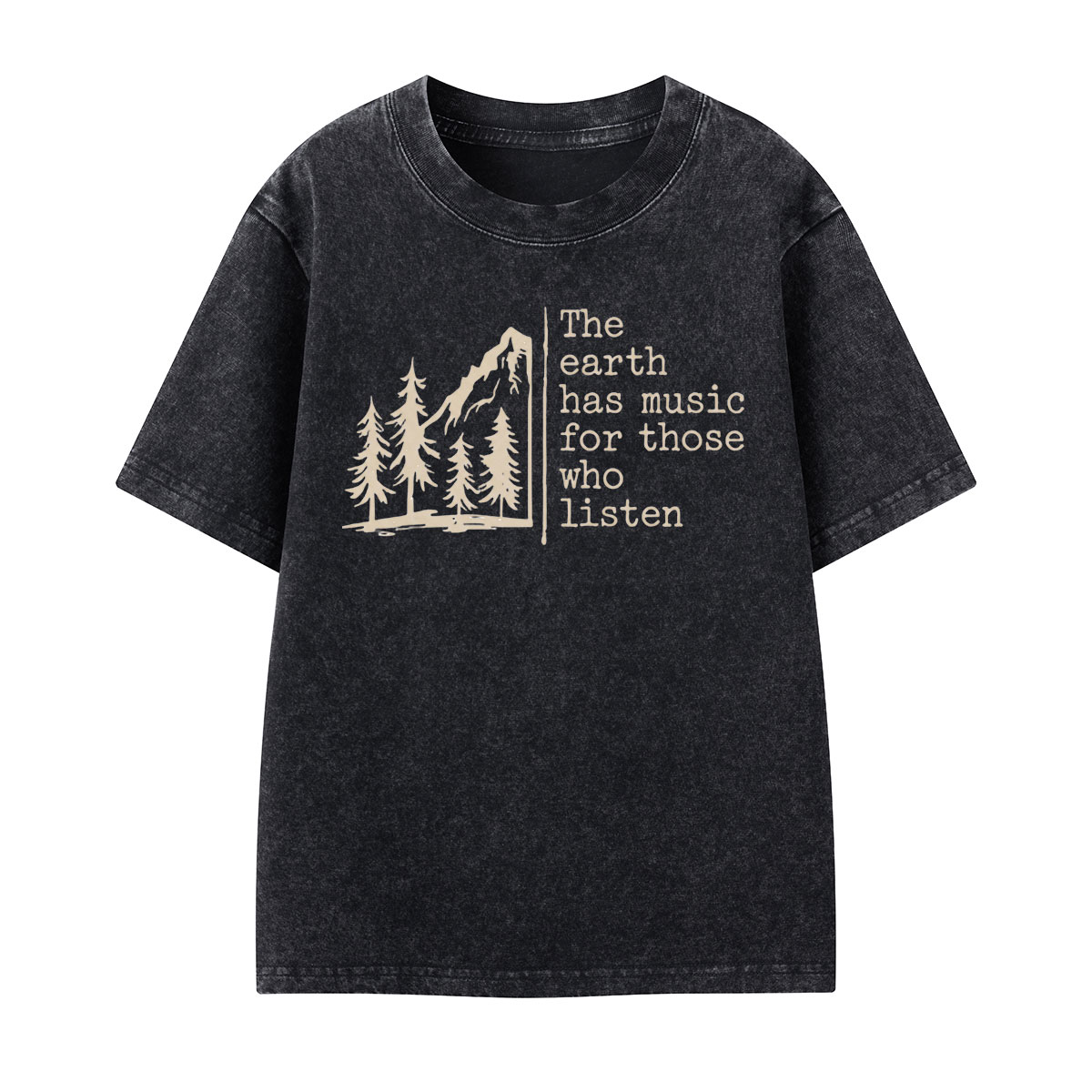 The Earth Has Music Kids Washed T-Shirt