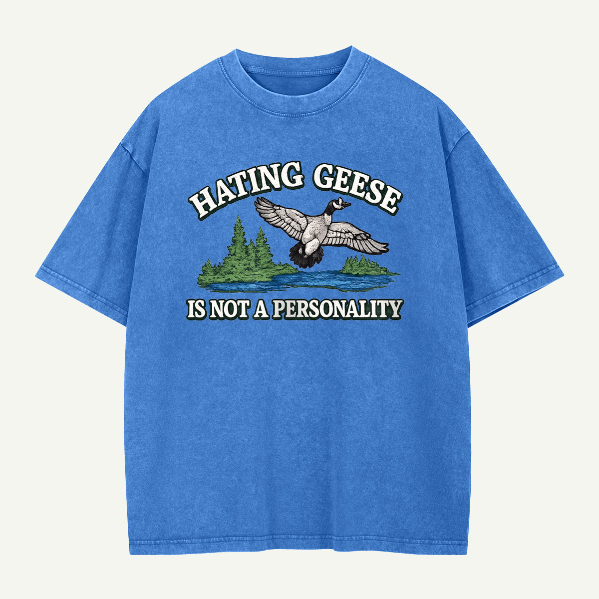 Hating Geese Washed T-Shirt