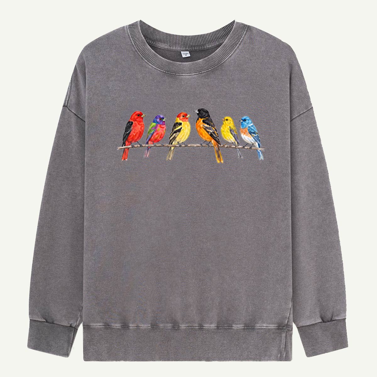 Six Birds One Branch Washed Sweatshirts