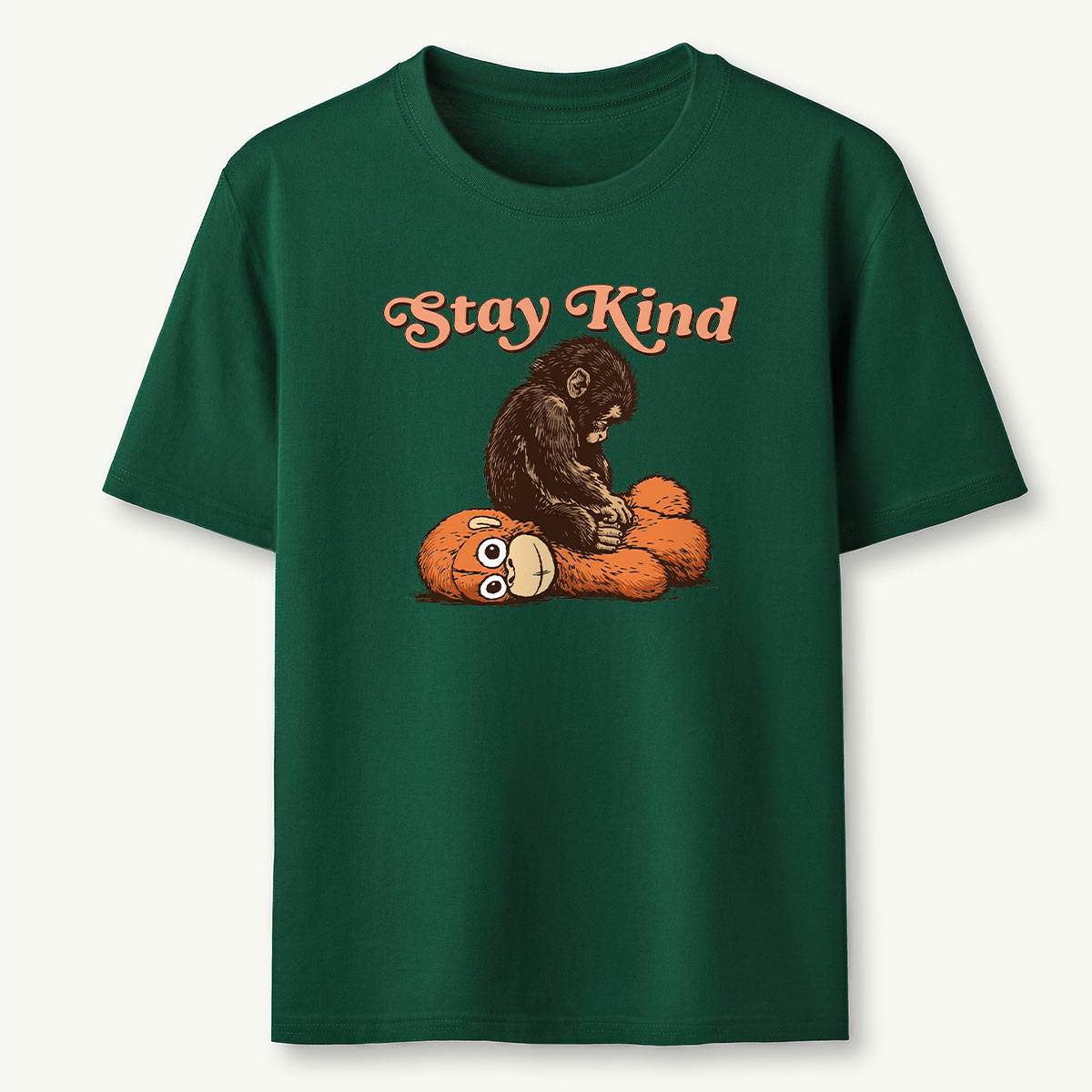 Punch Monkey Stay Kind Save Punch T-Shirt