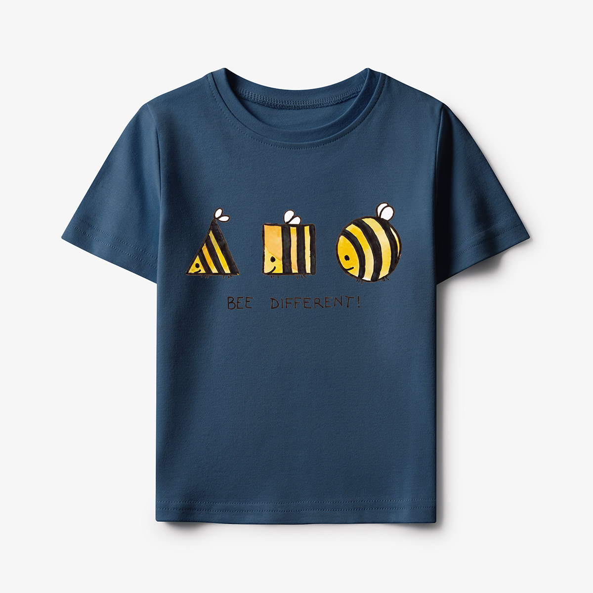 Bee Different Cute Bumblebee Kids T-Shirt