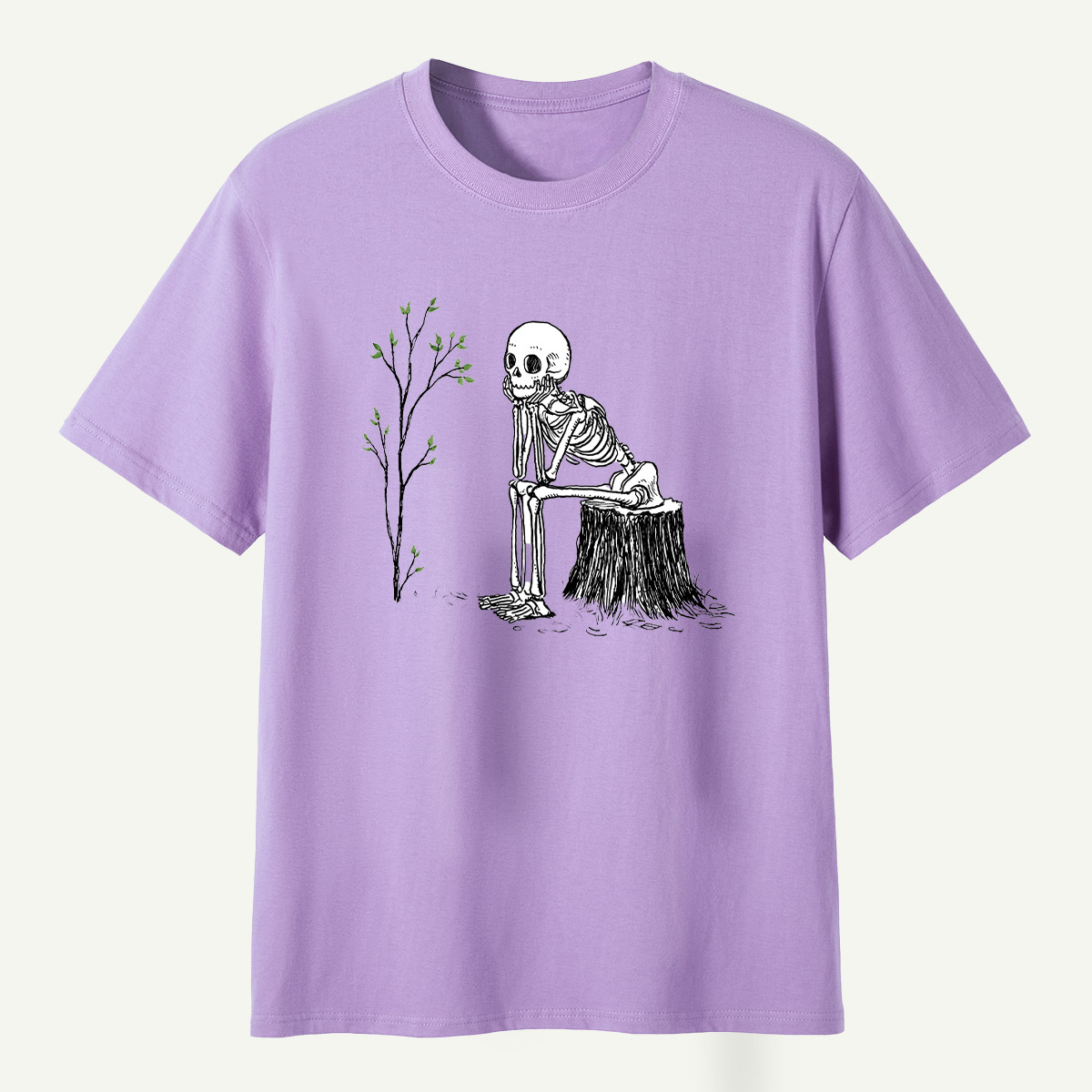 Skeleton Waiting For The Tree To Grow T-Shirt