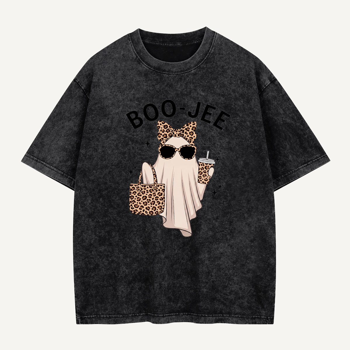Boo-Jee Ghost Style Washed T-Shirt