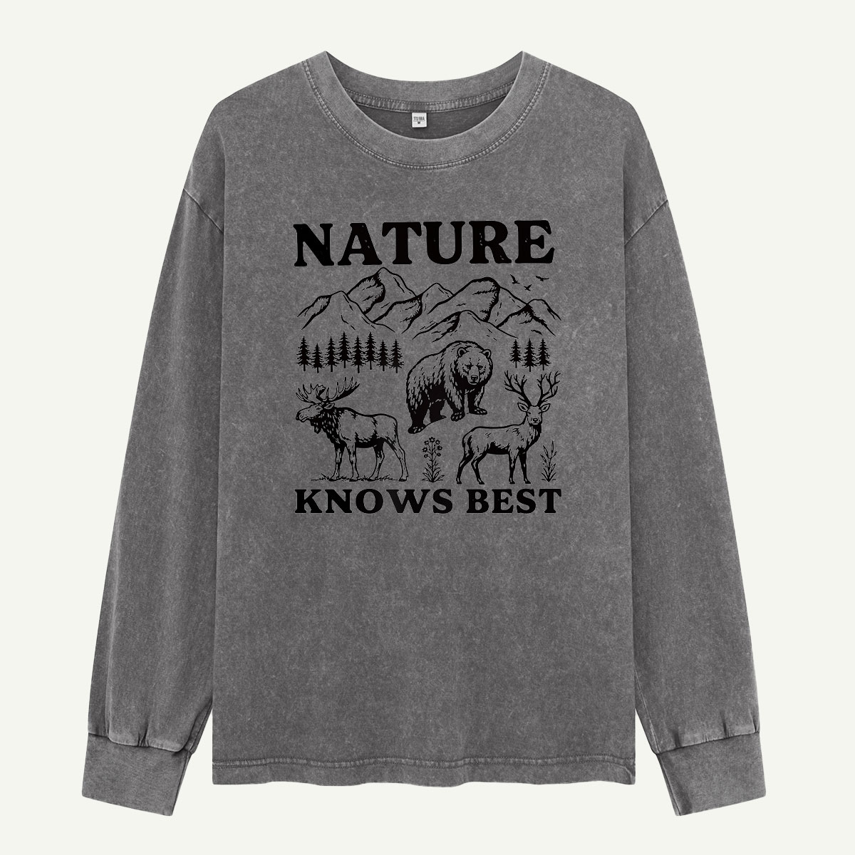Nature Knows Best Washed Long Sleeves