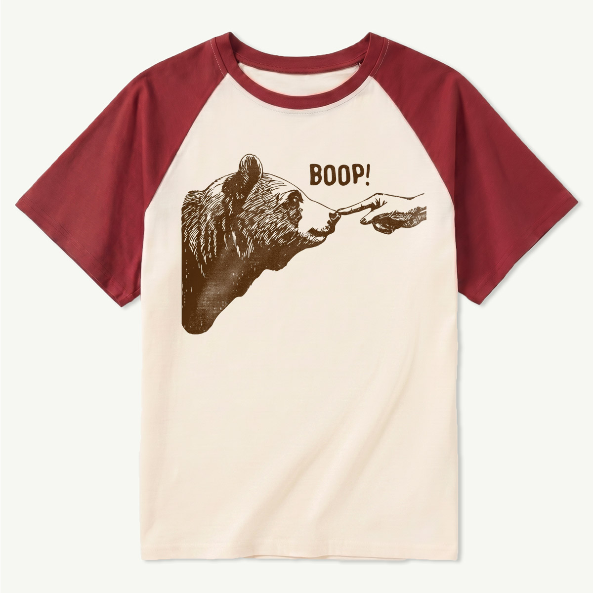 Boop Bear Nose Raglan T-Shirt