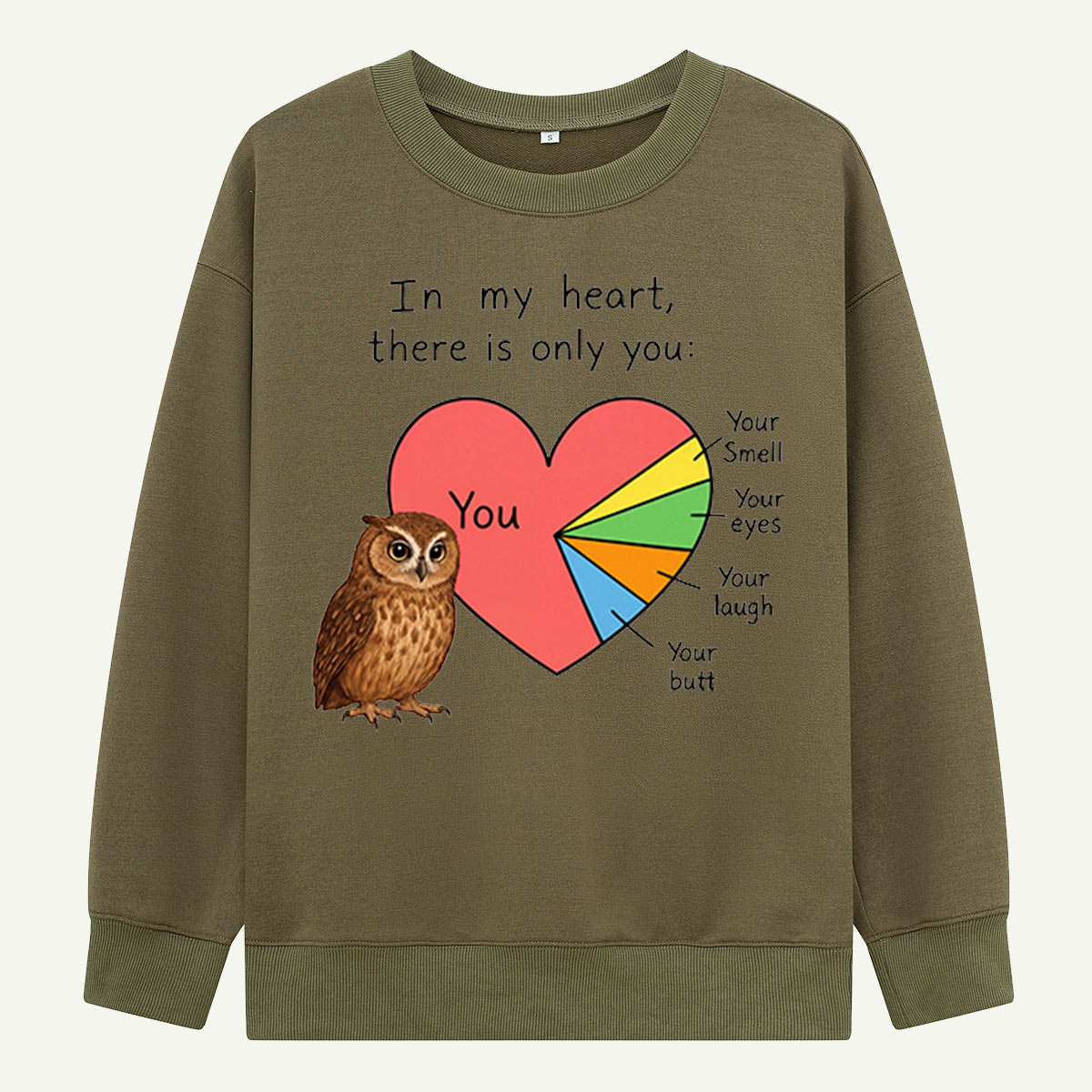 In My Heart Owl Sweatshirts