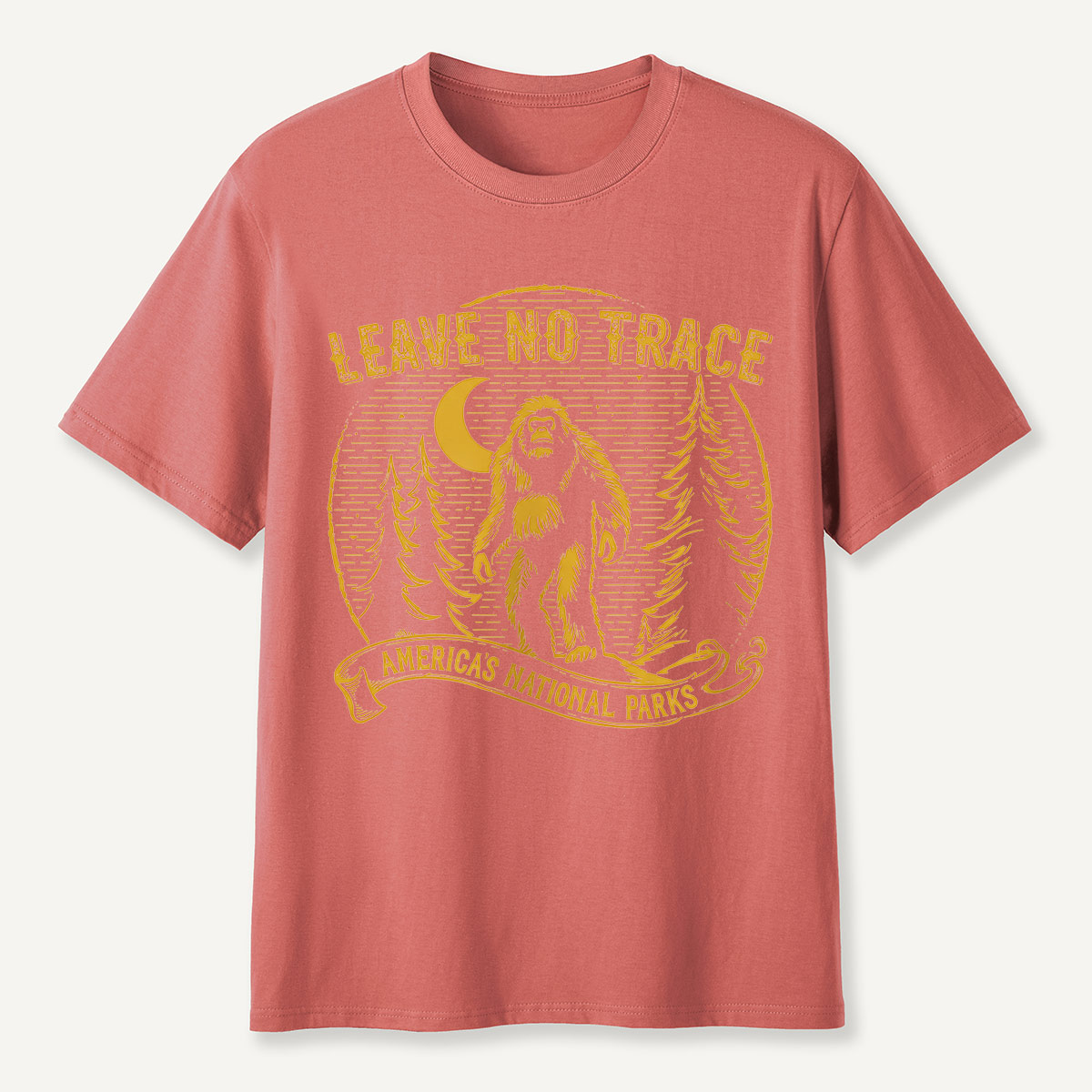 Denali National Park Bear Alaska Badge T-Shirt