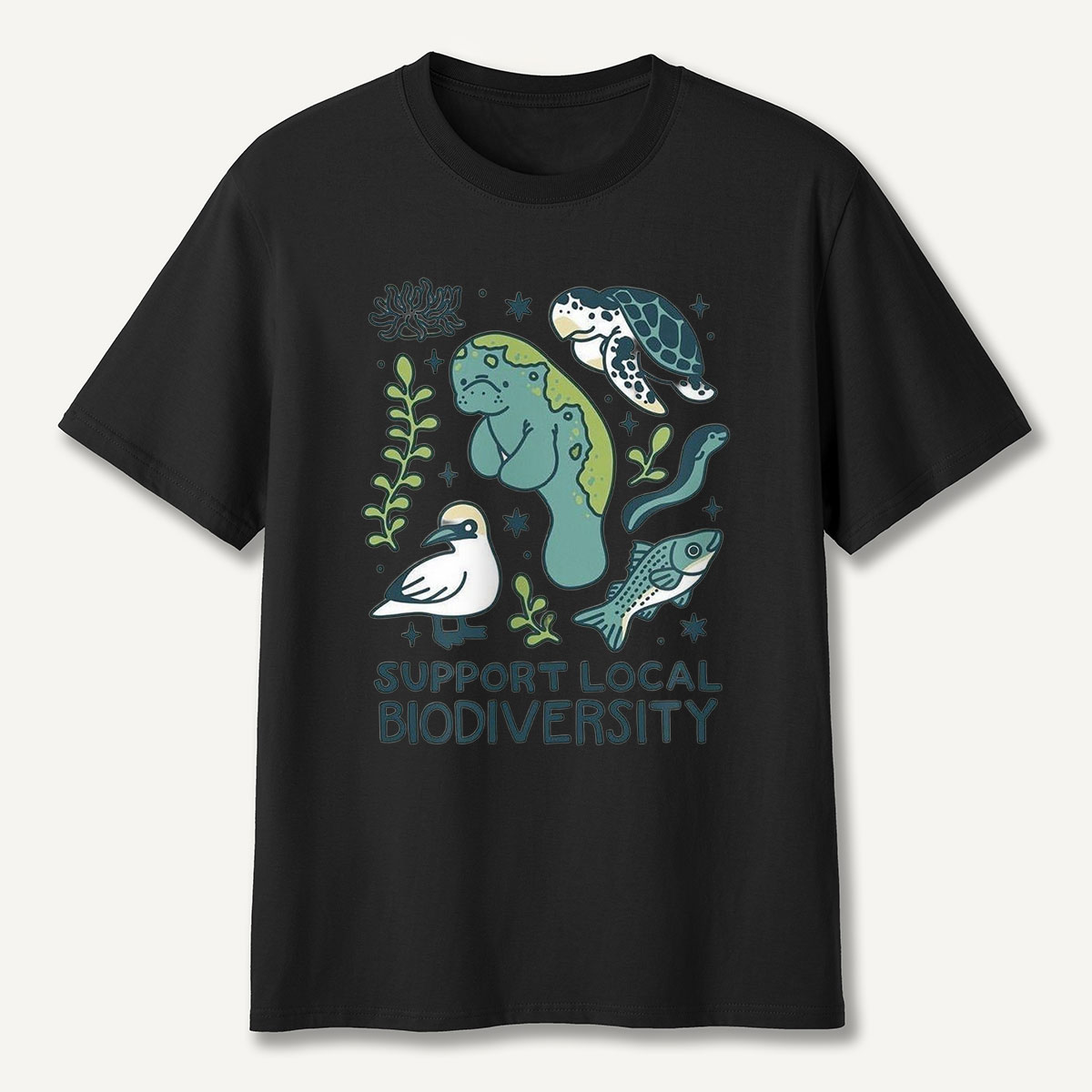 Support Local Biodiversity Aquatic Animals T-Shirt
