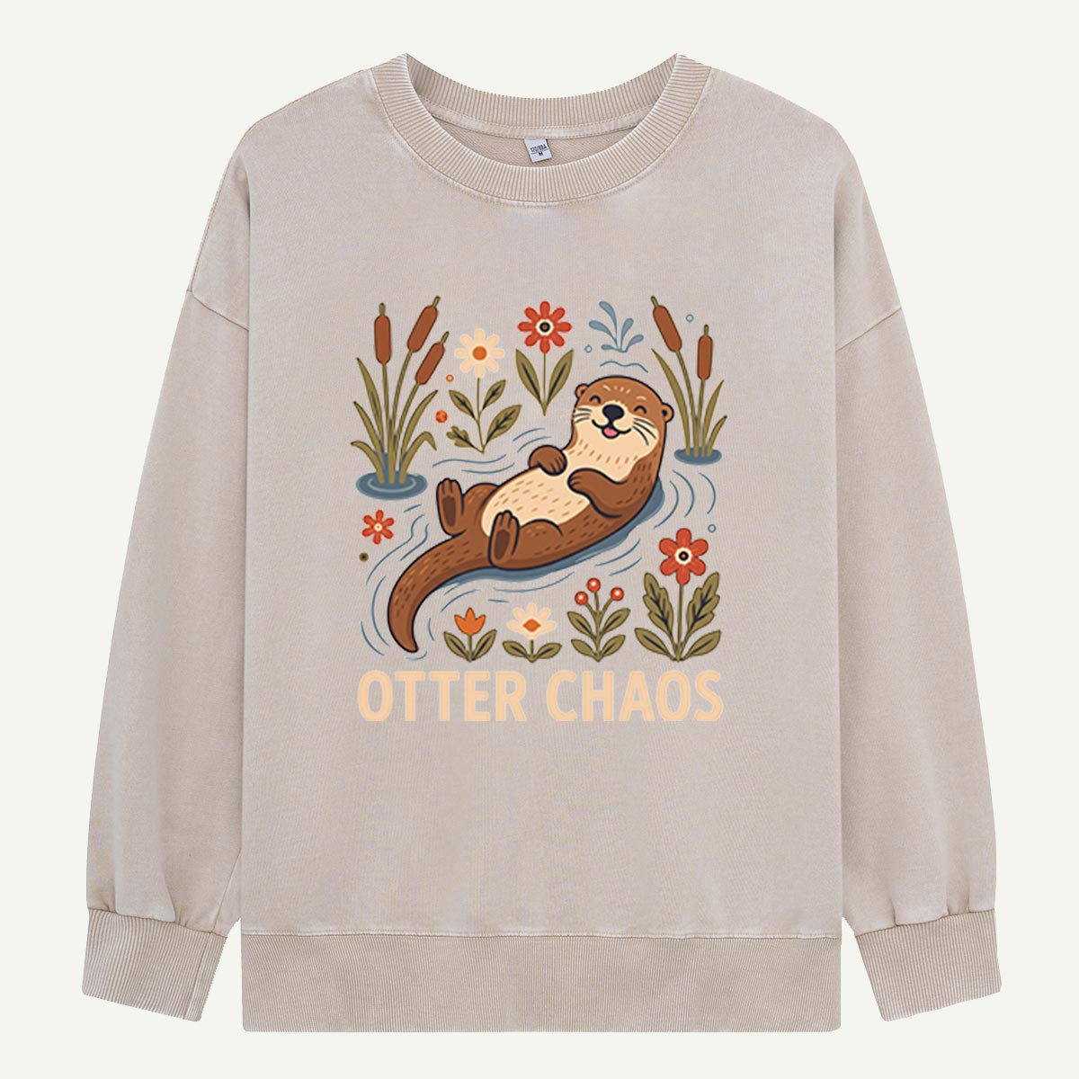 Welcome to Otter Chaos Washed Sweatshirts