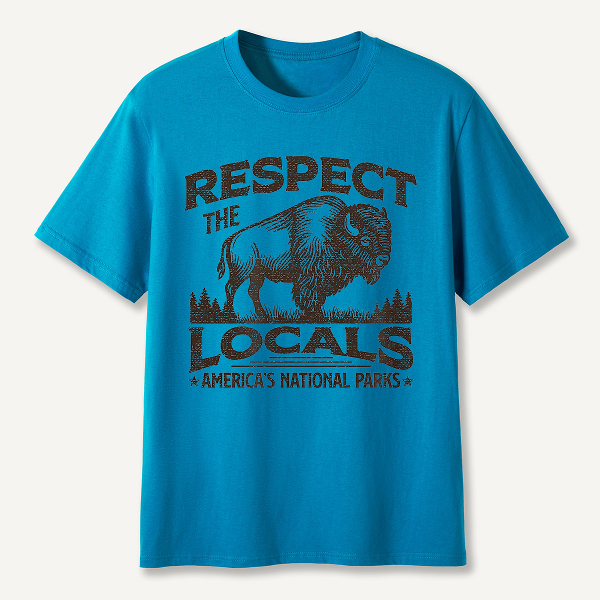 Respect the Locals Bison National Parks T-Shirt