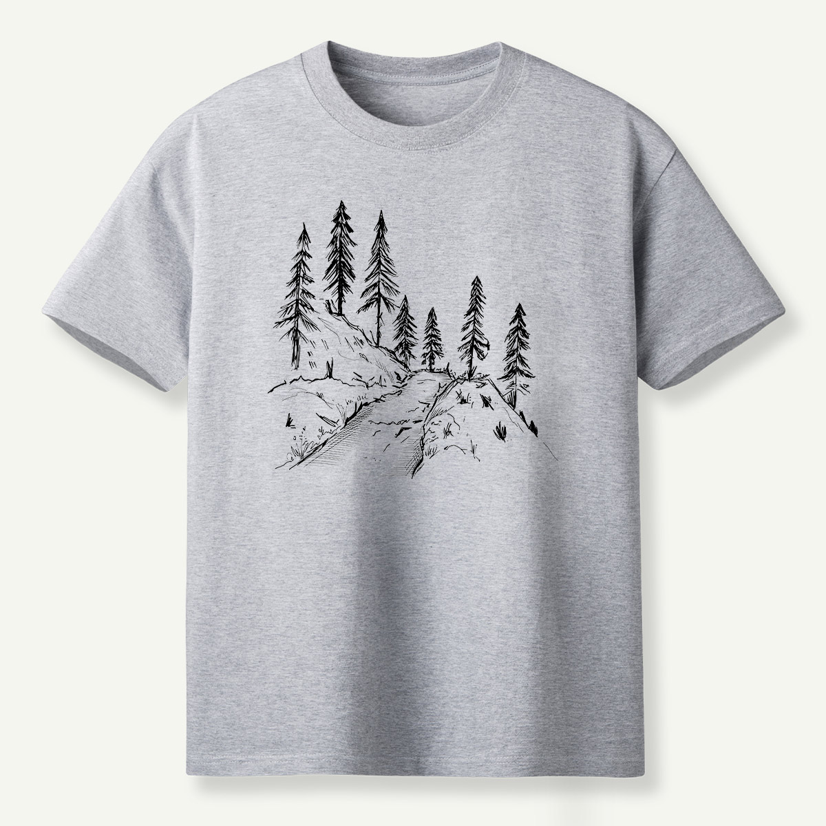 Pine Forest Ridge Sketch T-Shirt