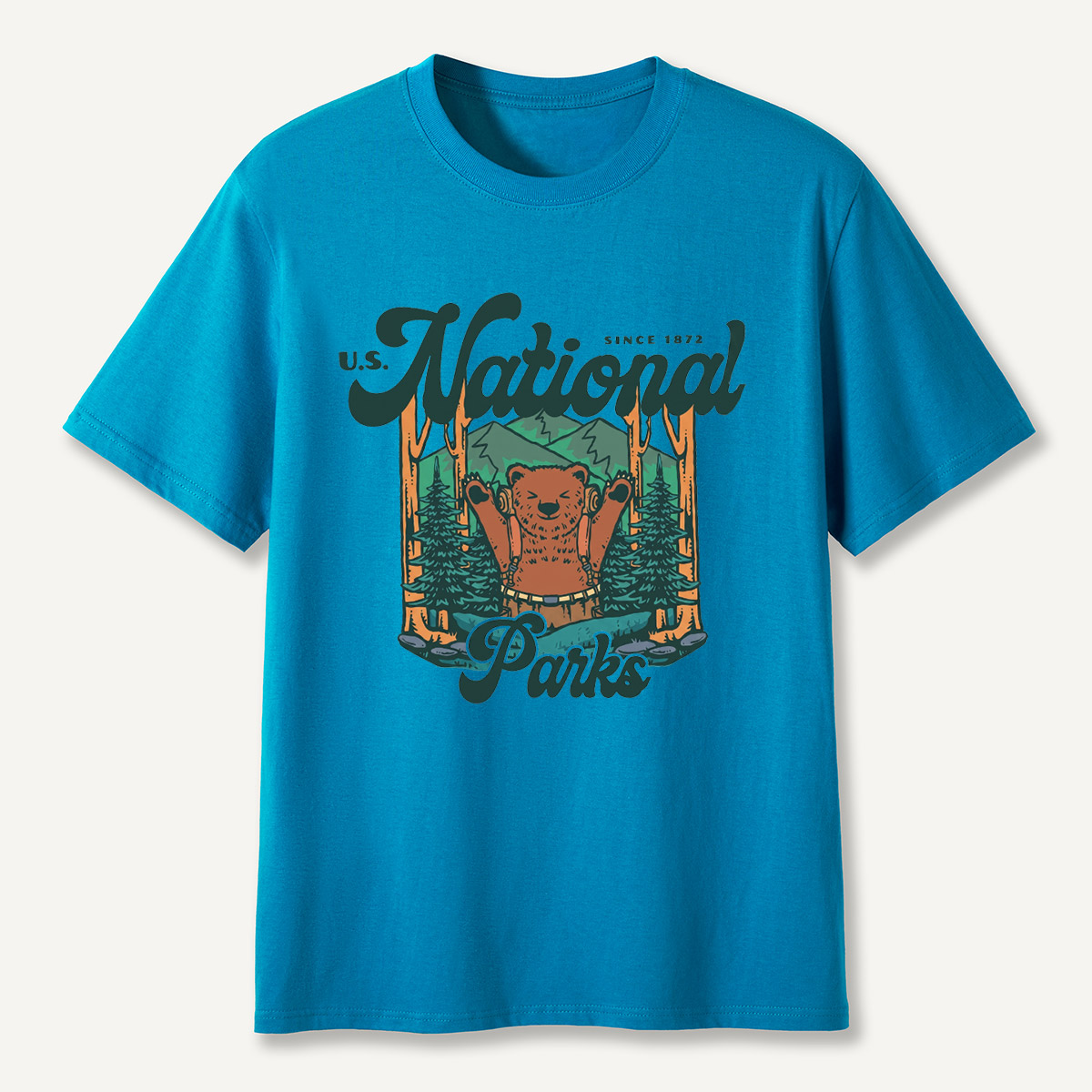 U.S. National Parks Camping Park Ranger Environmental T-Shirt
