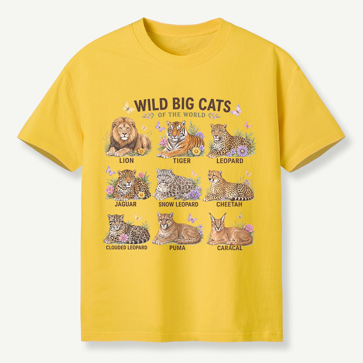 Wild Big Cats of the World T-Shirt