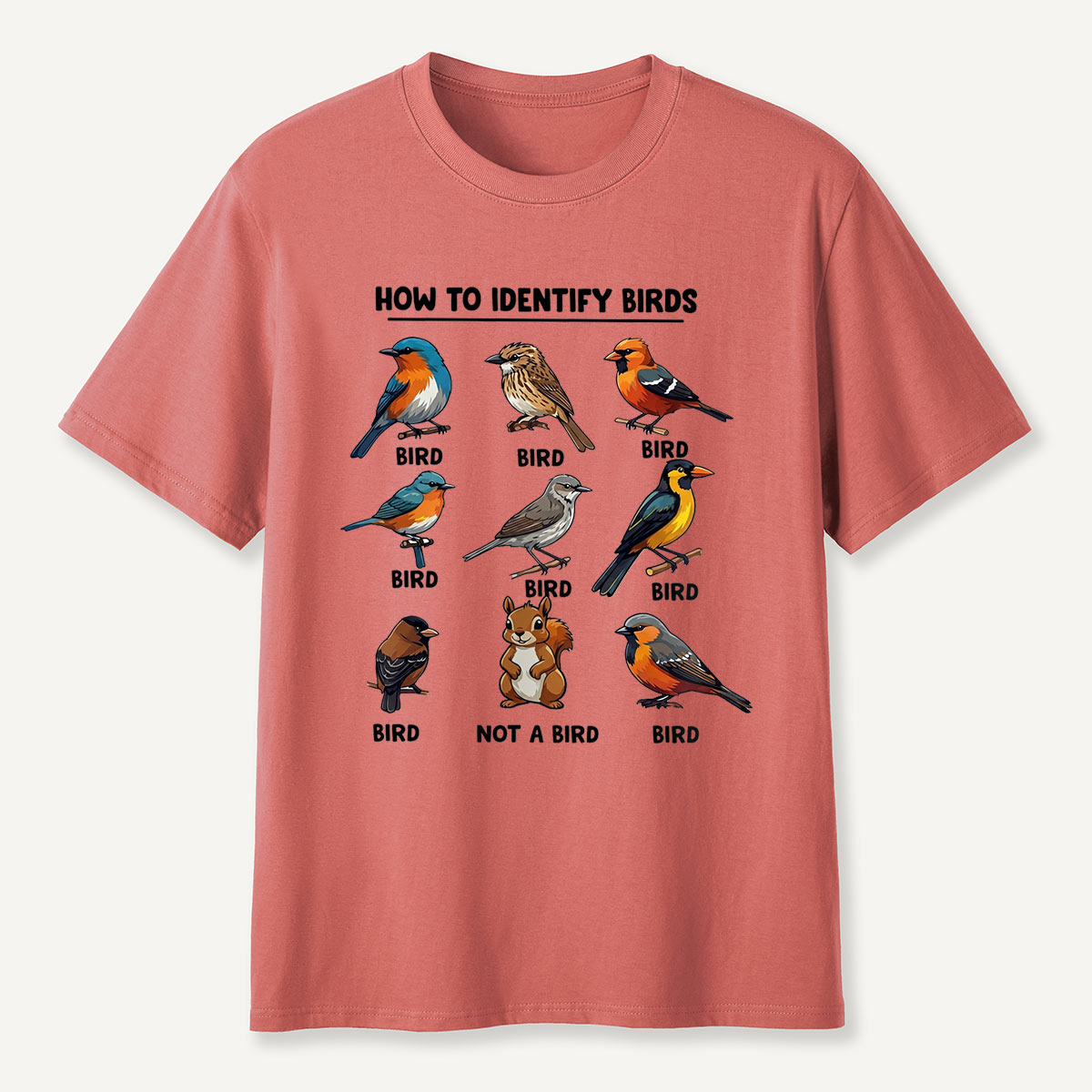 Funny Bird How to Identify Birds T-Shirt