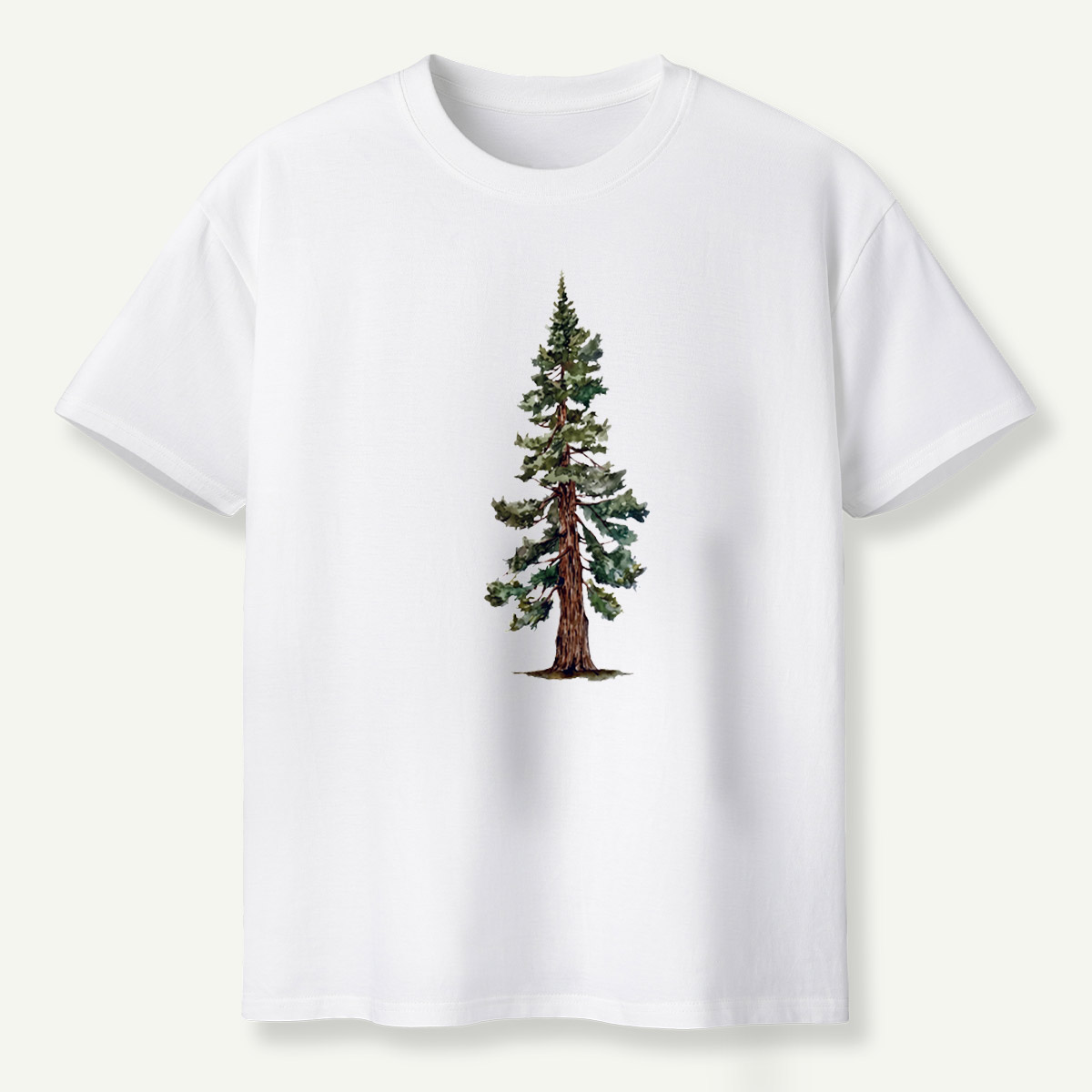 Watercolor Evergreen Pine Tree T-Shirt