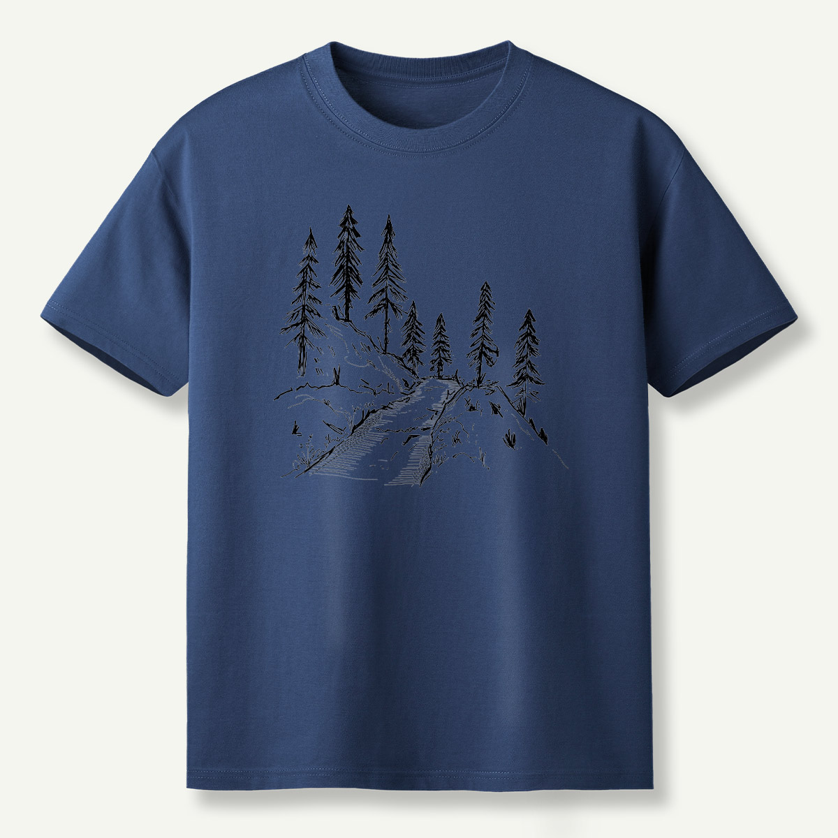 Pine Forest Ridge Sketch T-Shirt