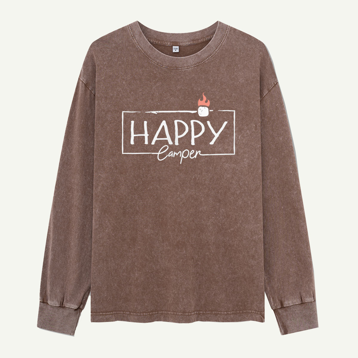 Happy Camper Washed Long Sleeves