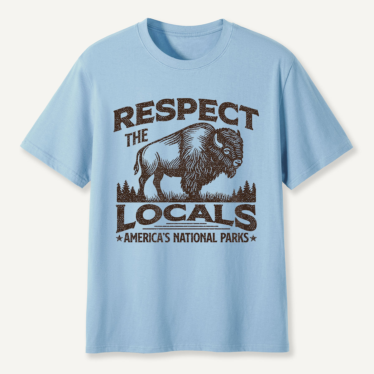 Respect the Locals Bison National Parks T-Shirt
