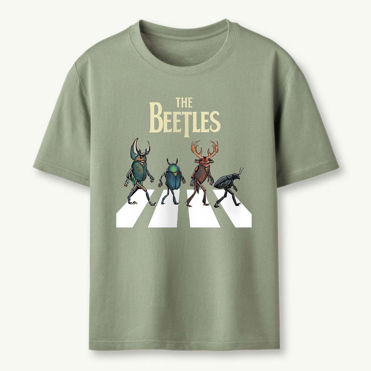 The Beetles Funny Insect Band  T‑Shirt