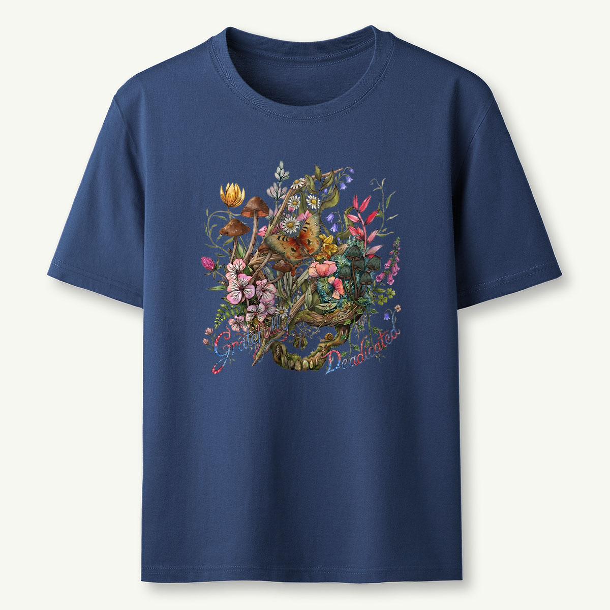 Nature Retro Psychedelic Music T-Shirt
